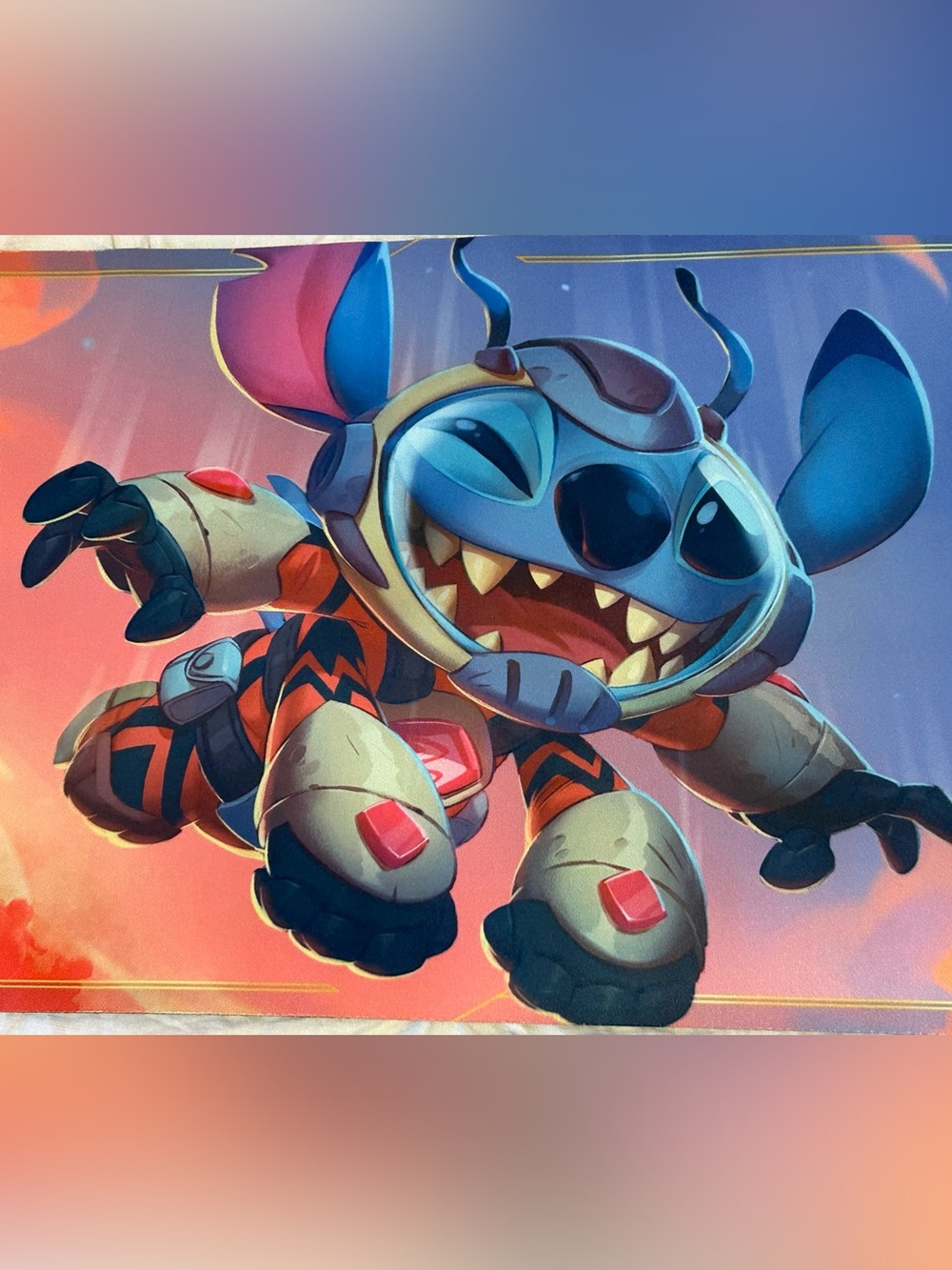Disney Lorcana | Stitch Little Rocket Playmat| Official Ravensburger TCG